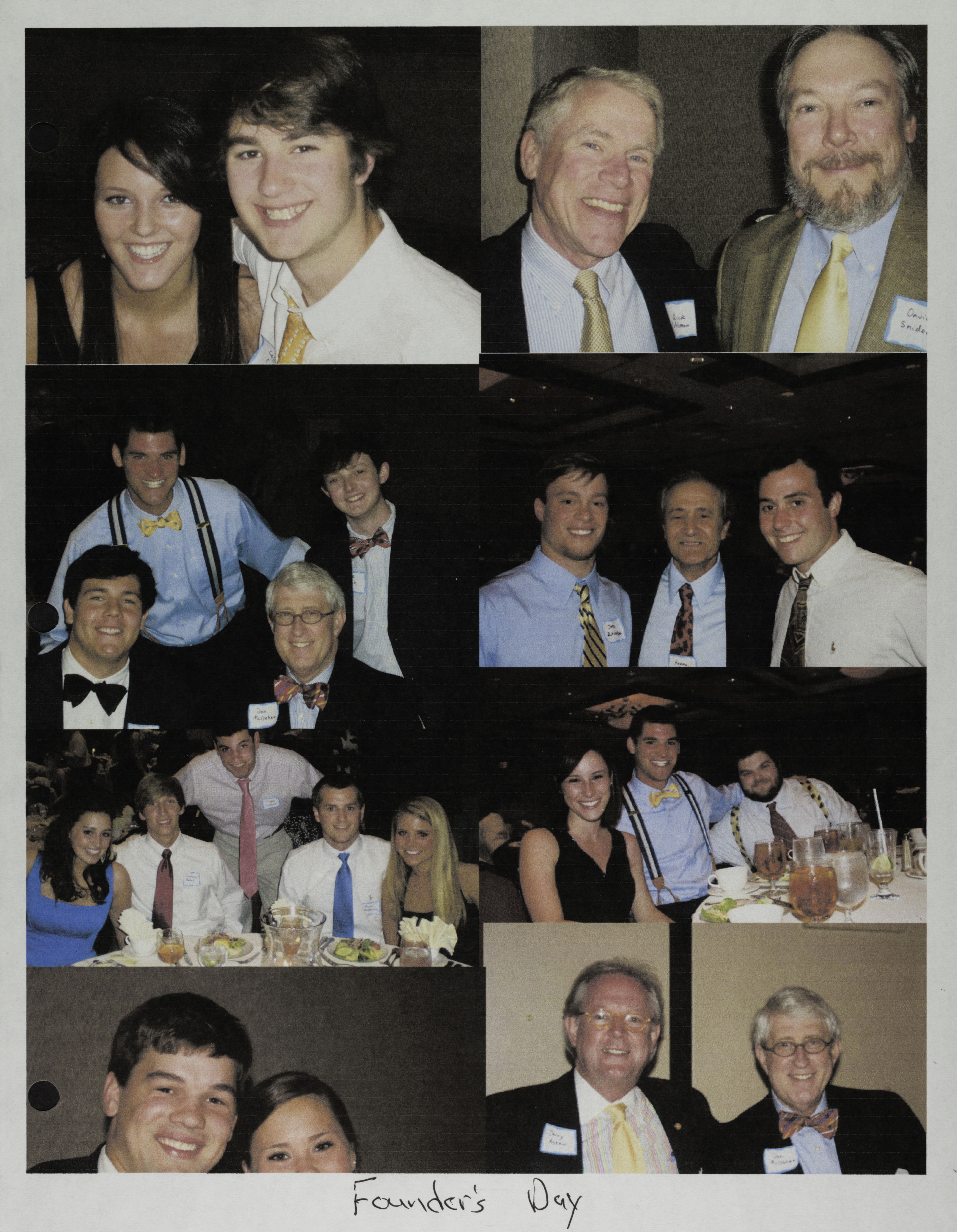 Zeta Chapter Founders' Day Photographs, March 20, 2010