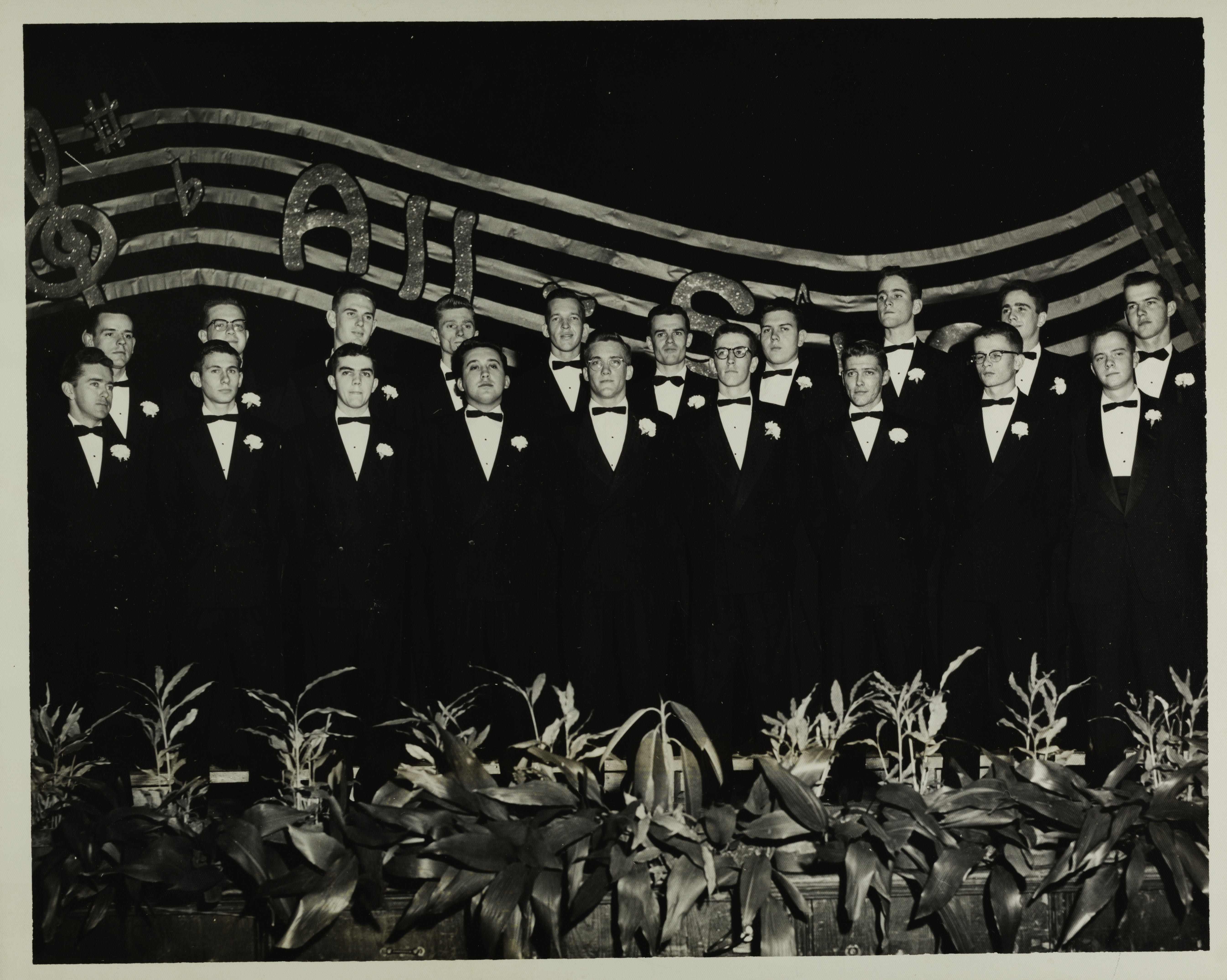 Zeta Chapter All Sing Competition Group Photograph, 1954
