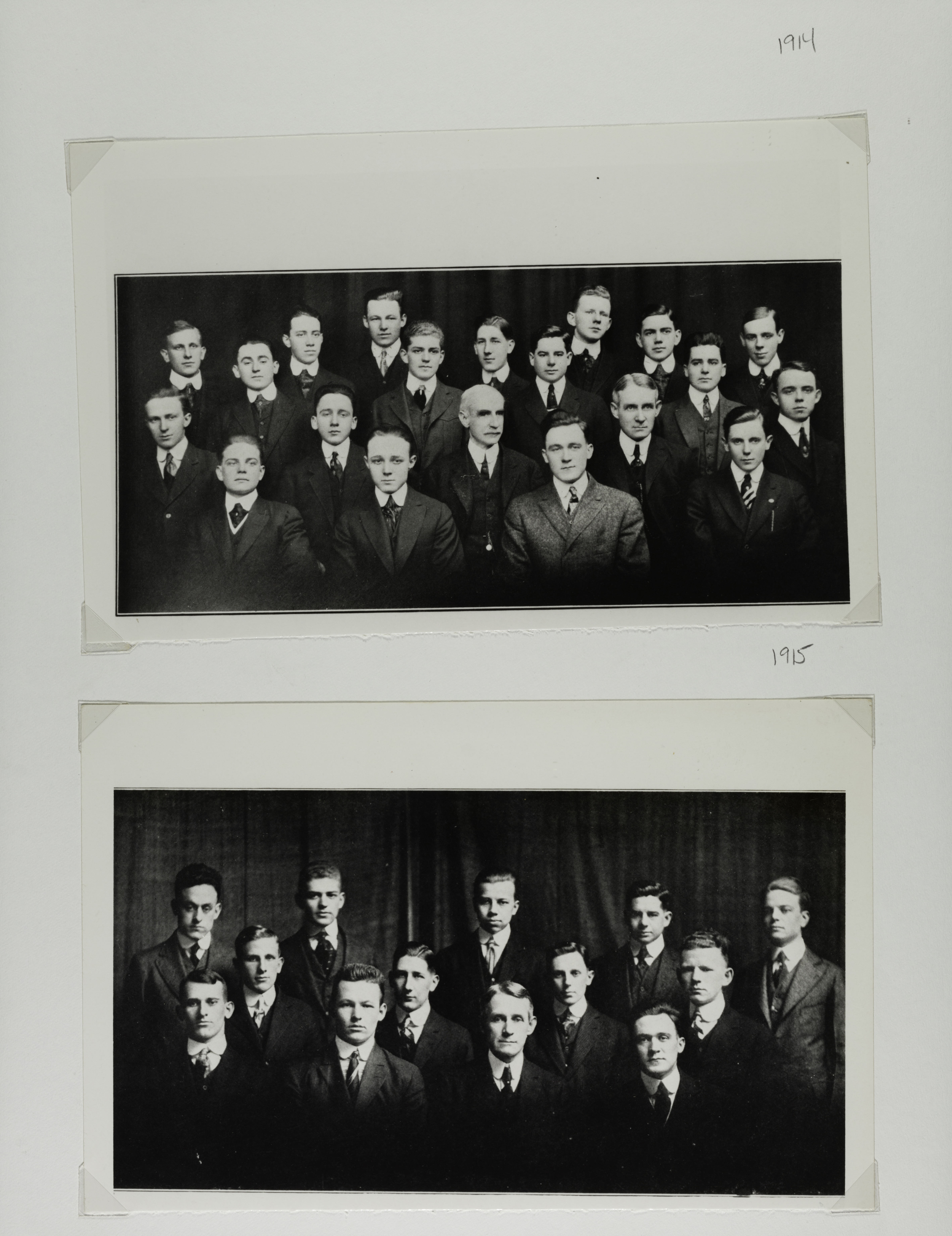 Zeta Chapter Group Photographs, 1914-1915