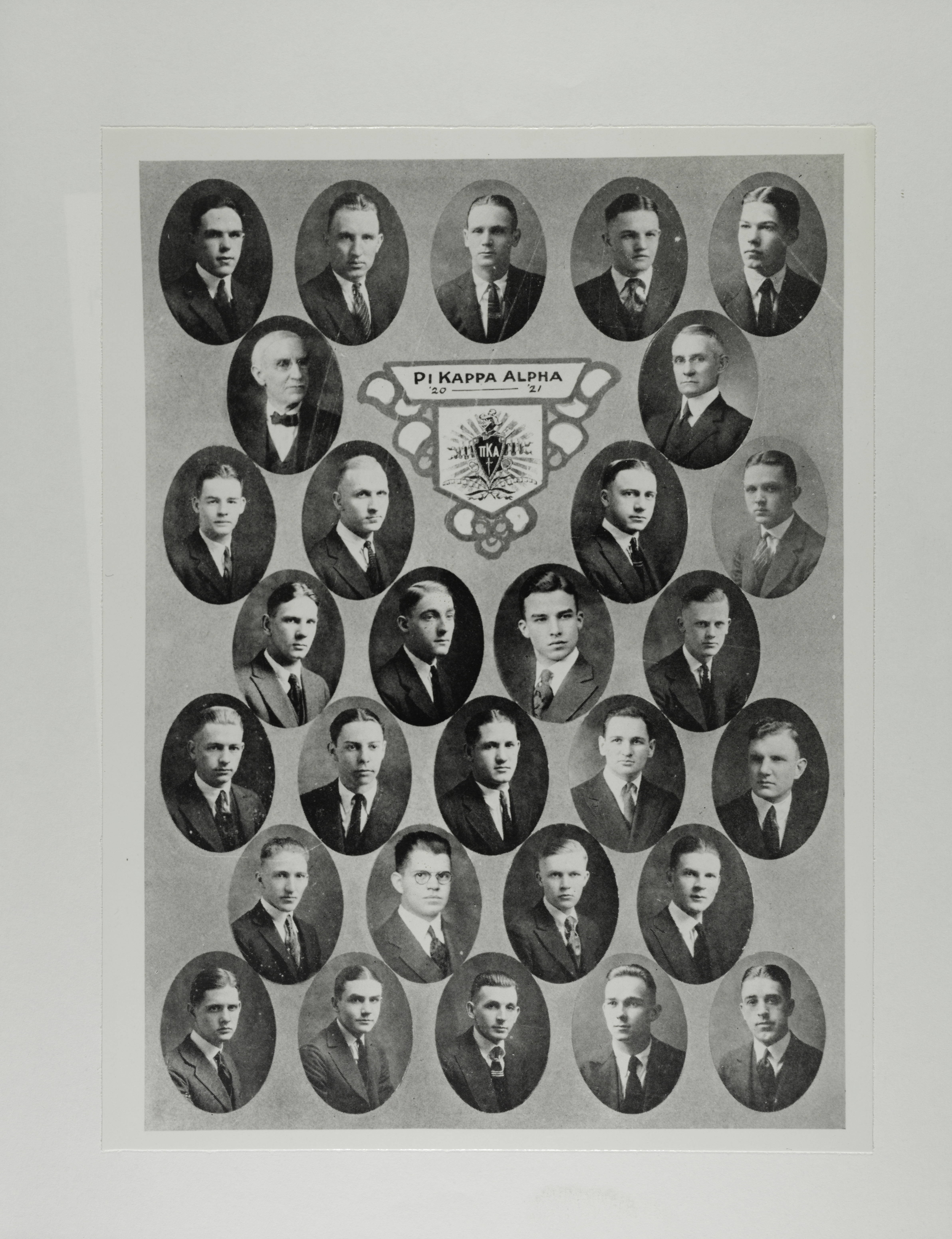 Zeta Chapter Composite Photograph, 1920-1921