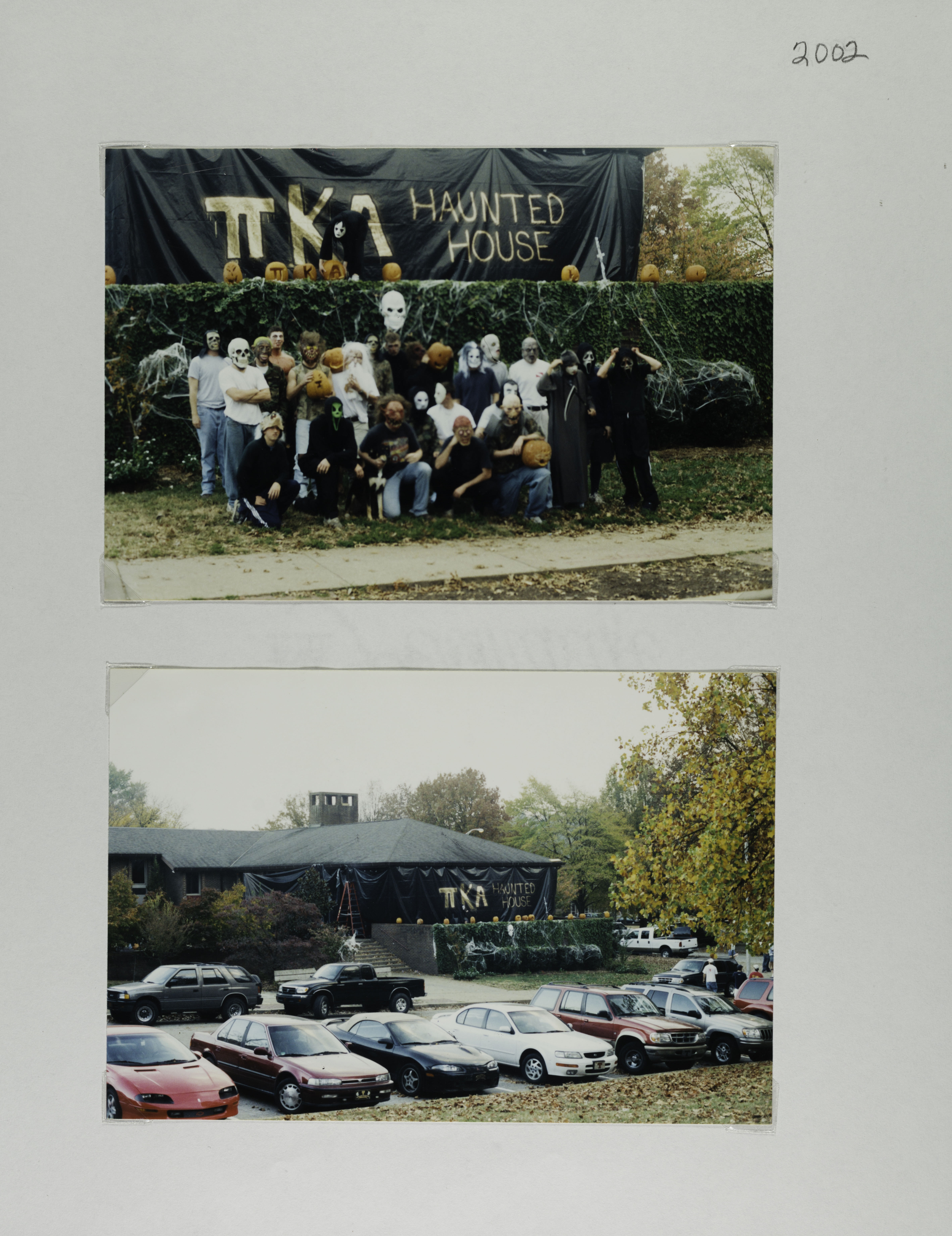Zeta Chapter House Halloween Decorations Photographs, October 2002