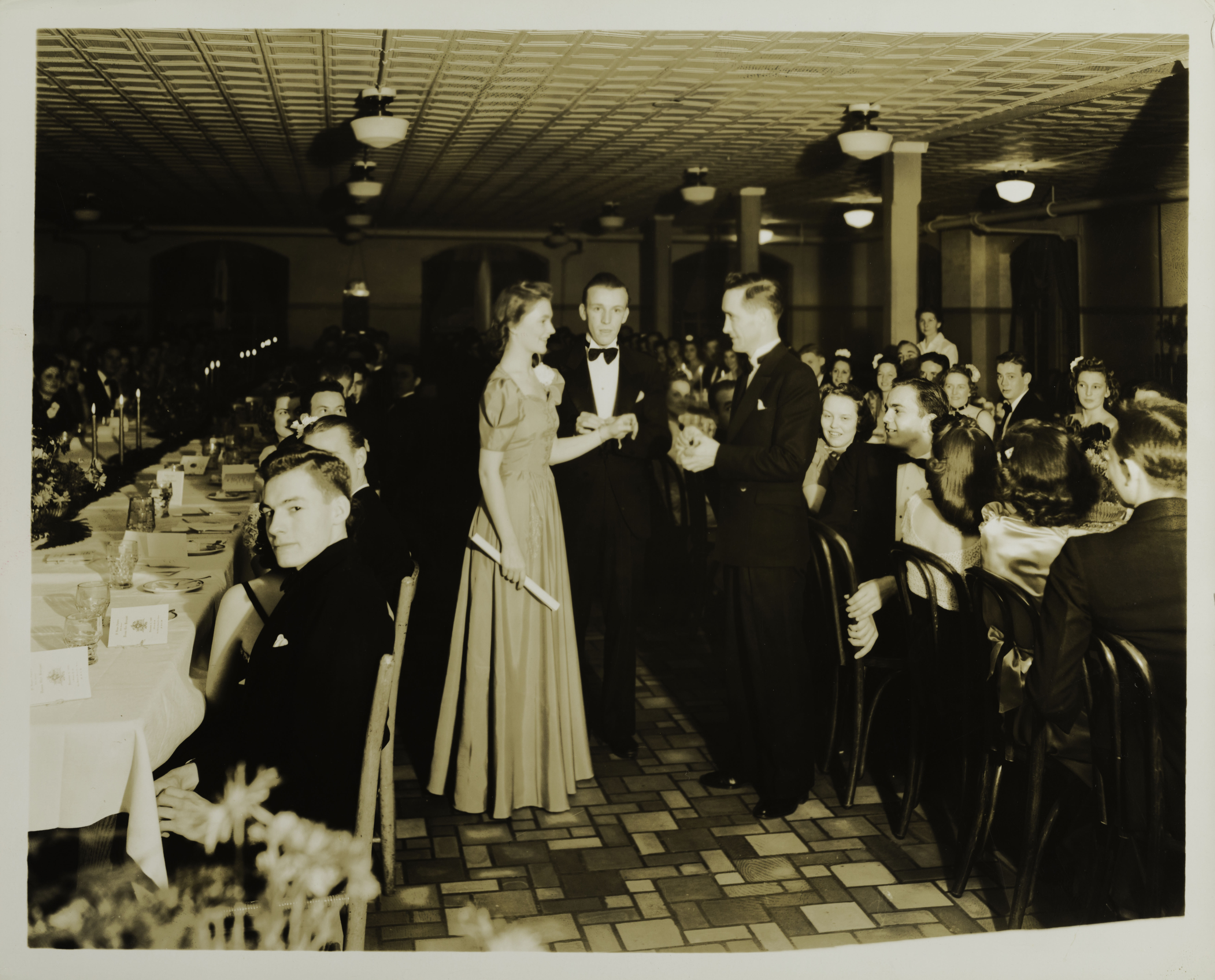 Presentation of Gamma Theta Chapter Dream Girl Photograph, 1939