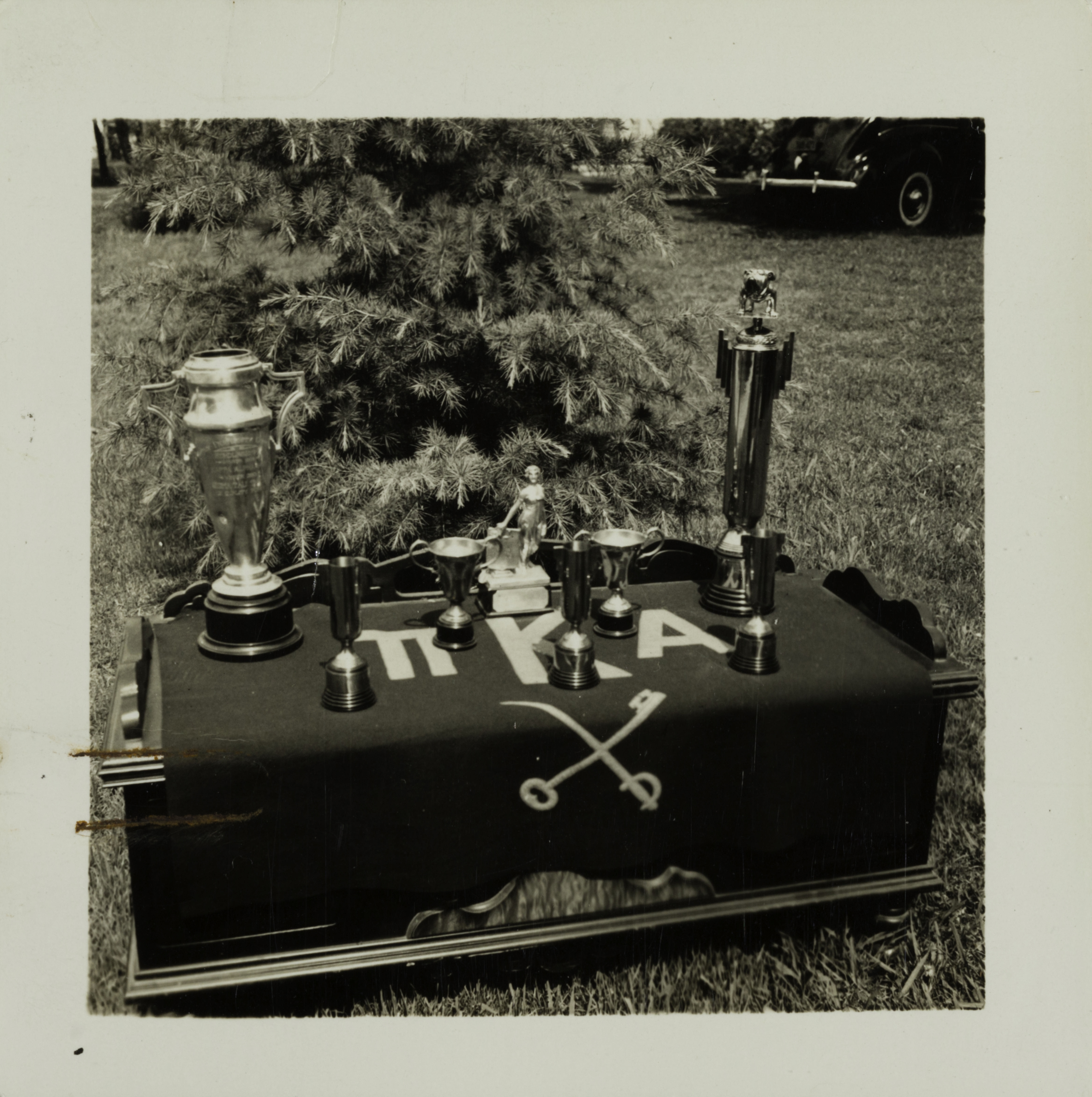 Gamma Theta Chapter Trophies Photograph 2, 1939