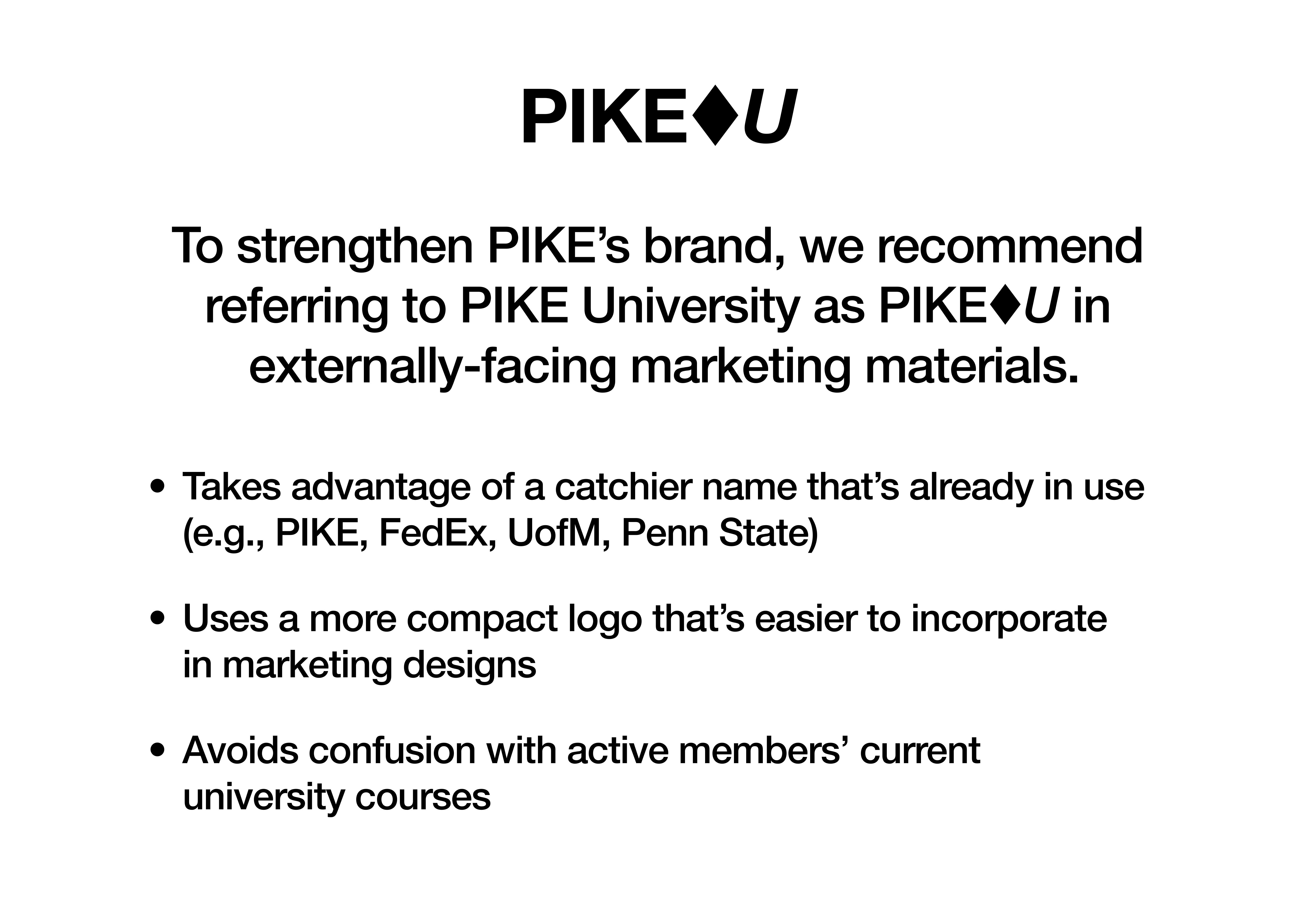 PIKEU Brand Standards Information Sheet