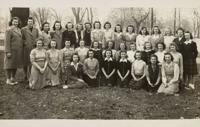 early 1940s Sigma Chapter Photograph Image