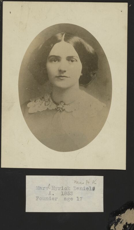 1853 Mary Myrick Daniels Portrait Image