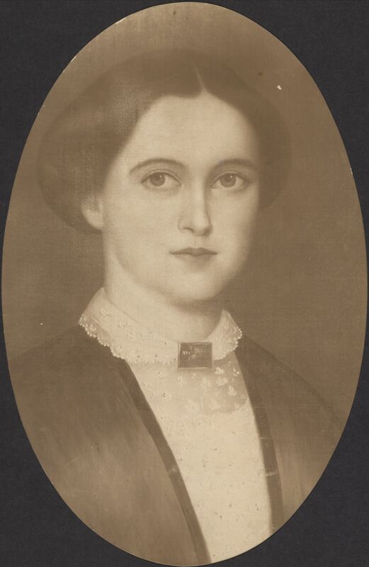 1853 Sarah Bardwell Wright Portrait Image
