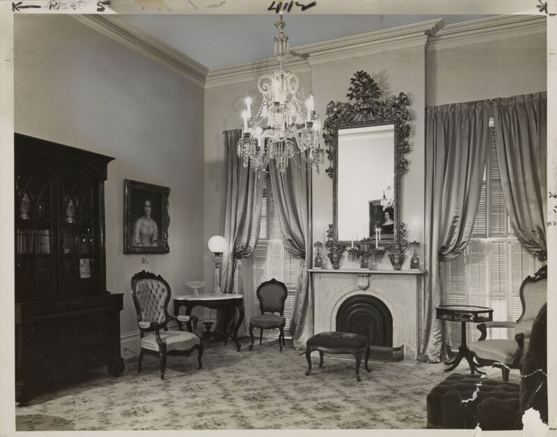 1941 Philomathean Room at Wesleyan College Photograph Image