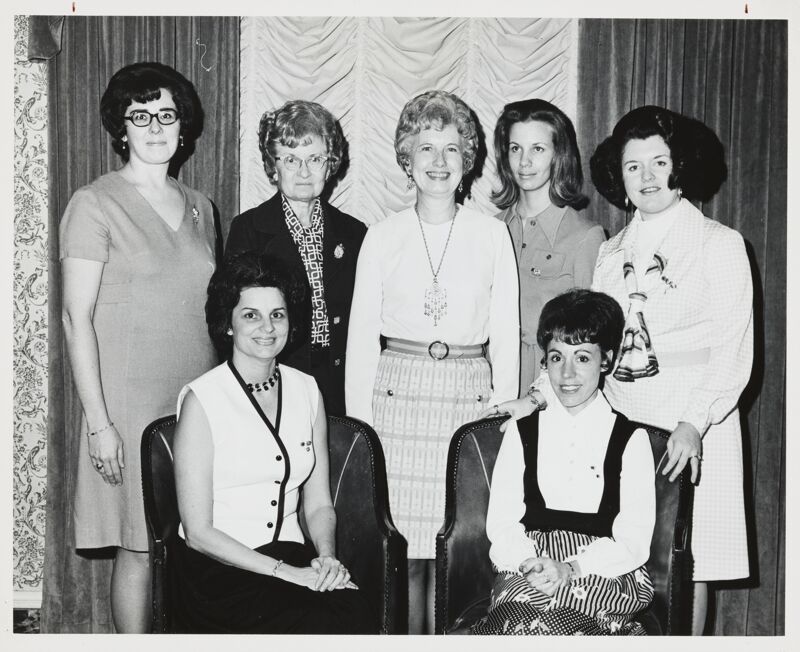 1973 Zeta Area Officers Photograph Image
