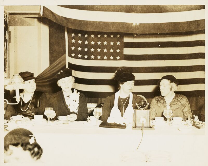 Annabelle Matthews with Eleanor Roosevelt and Others Photograph Image
