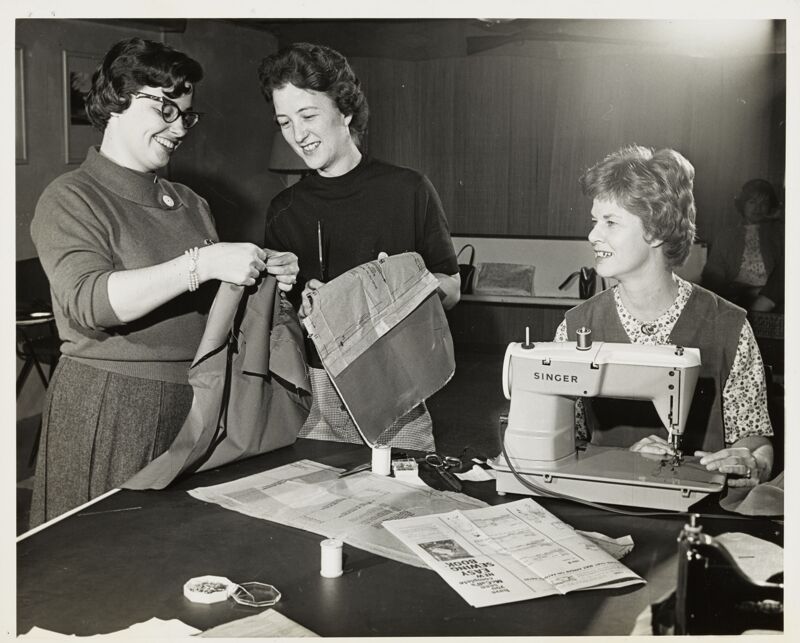 1964 Lorain County Alumnae Sewing Clothing Photograph Image