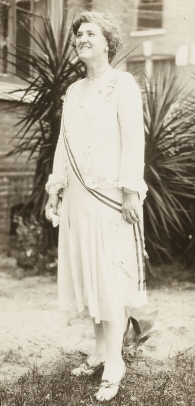Janice Frederick McKenzie Wearing Sash Photograph 2 (Image)