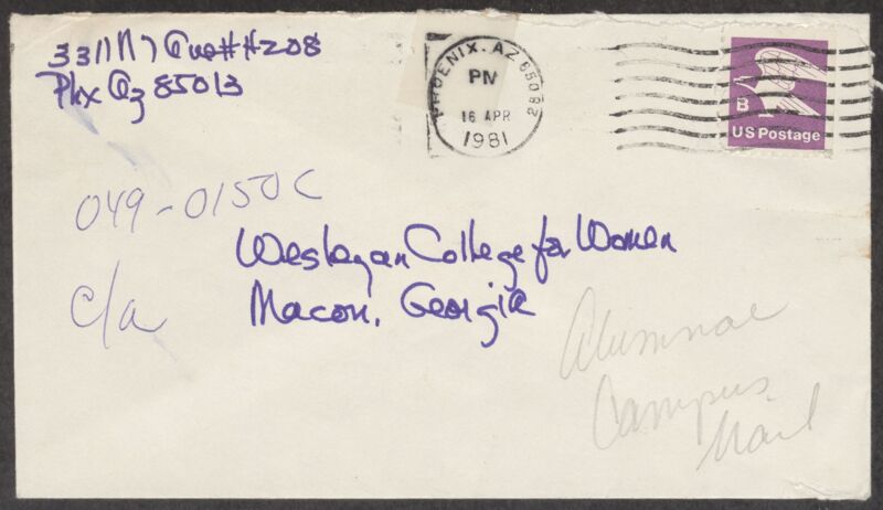 April 26 Helen Middlehurst Cox to Debra S. Bloom Letter Image