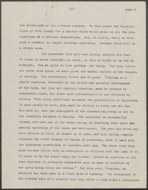 April 1904 Elizabeth Wilson to Virginia Willingham Letter Copy Image