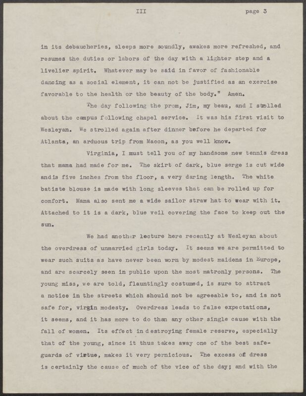 April 1904 Elizabeth Wilson to Virginia Willingham Letter Copy Image
