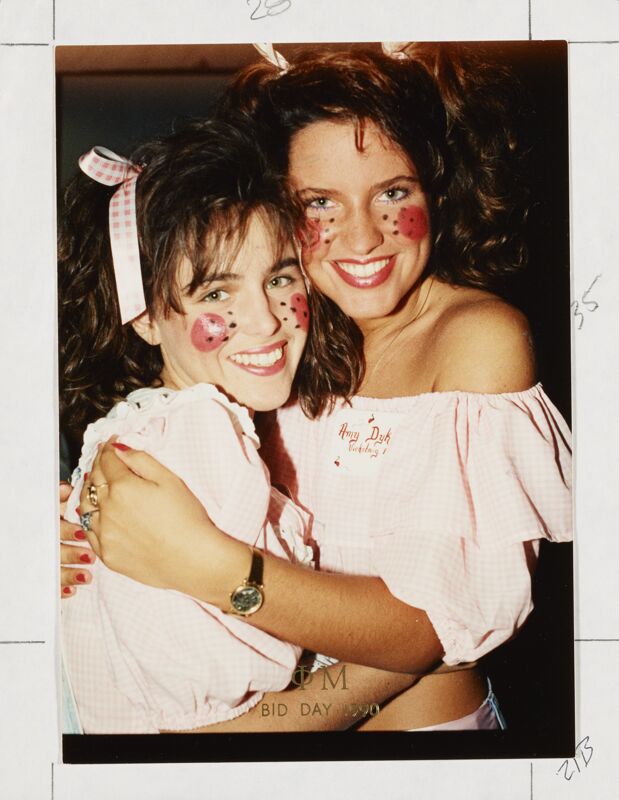 1990 Kappa Alpha Bid Day Photograph Image