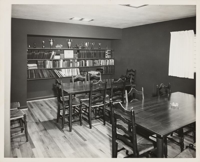 1954 Eta Beta Library & Study Room Photograph Image
