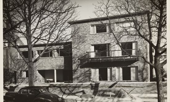 Eta Beta Chapter House Photograph, February 1954 (image)