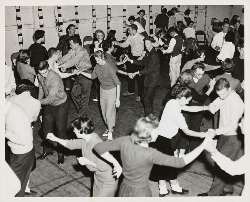 1955 Epsilon Delta Sock Hop Photograph Image