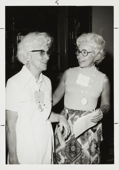 Ruth Winters and Dorothy Perkins Campbell at Convention Photograph, 1974 (image)