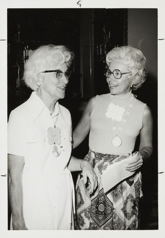 Ruth Winters and Dorothy Perkins Campbell at Convention Photograph, 1974 (Image)