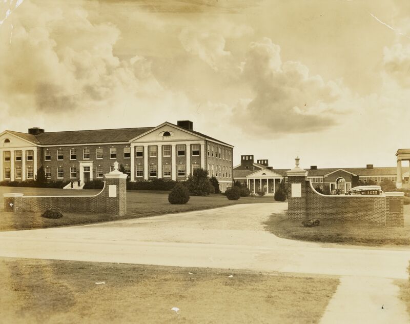 1936 Phi Mu Gates at Wesleyan College Photograph Image