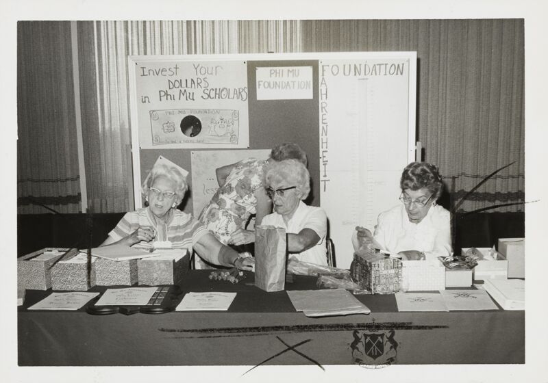 1974 Foundation Booth at Mackinac Convention Photograph Image