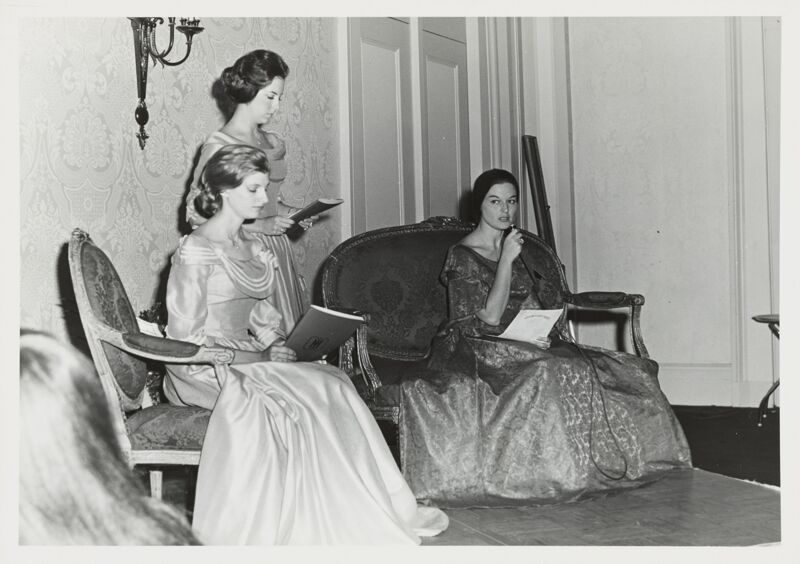 1972 Dallas Alumnae Chapter Members in Founders' Skit Photograph Image