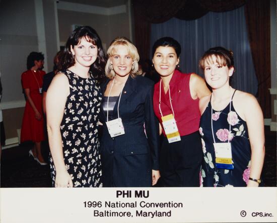 Group of Four at Baltimore Convention Photograph, 1996 (image)