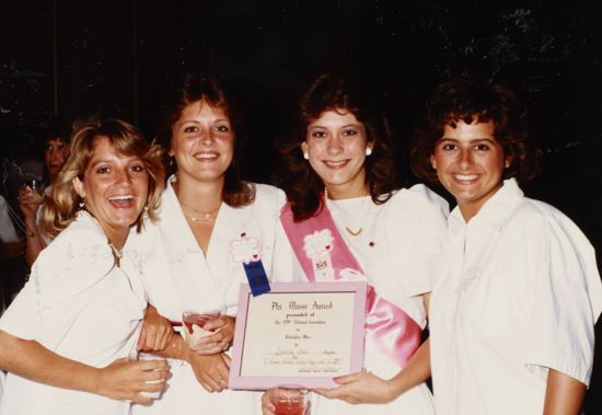 Beta Lambda Music Award Photograph, 1984 (image)