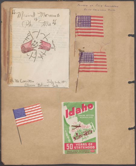 Marion Phillips Convention Scrapbook, Page 10 (image)