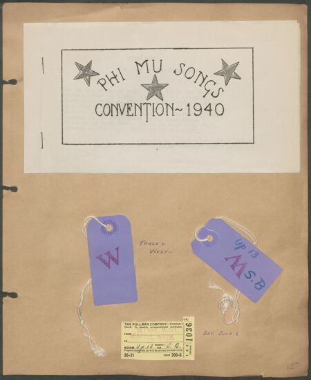 Marion Phillips Convention Scrapbook, Page 13 (Image)
