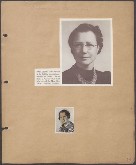 Marion Phillips Convention Scrapbook, Page 30 (Image)