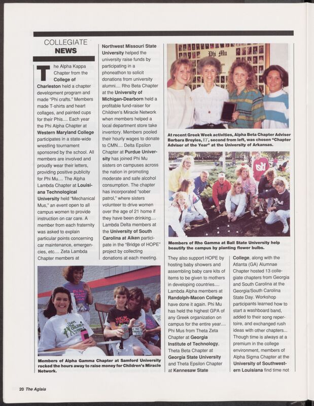 Collegiate News, Summer 1991 (Image)