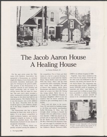 The Jacob Aaron House: A Healing House (image)