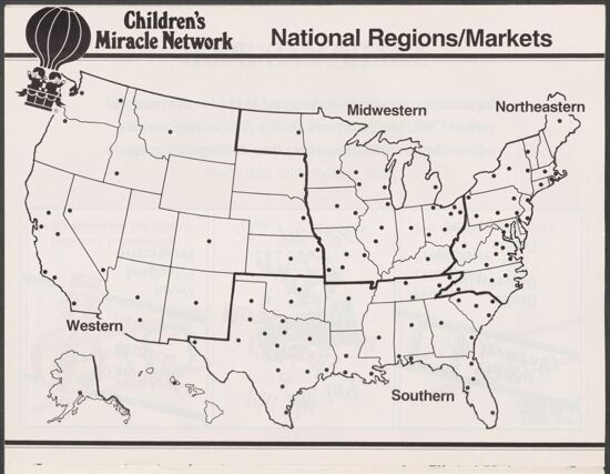 Children's Miracle Network National Regions/Markets (image)