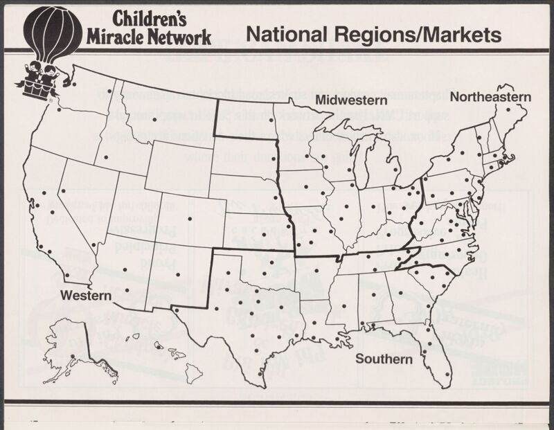 Children's Miracle Network National Regions/Markets (Image)