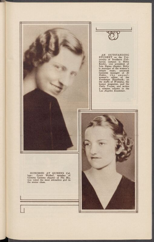 1934 Grace Walker Portrait Image