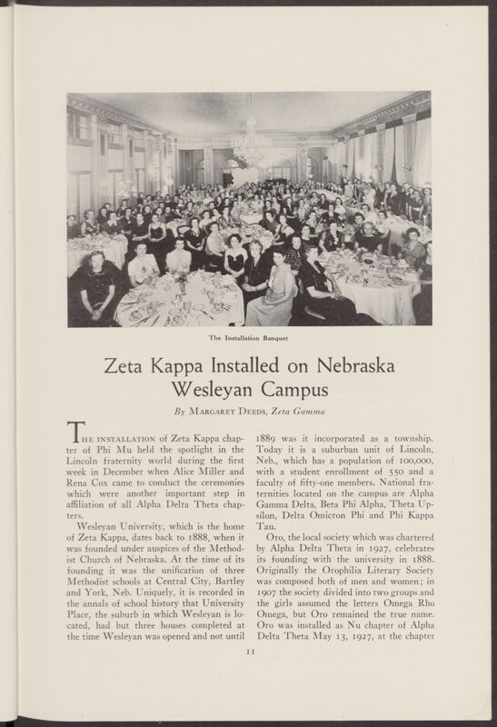 Zeta Kappa Installed on Nebraska Wesleyan Campus Image
