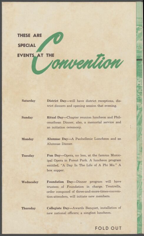 These Are Special Events at the Convention (Image)