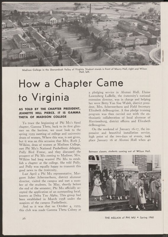 How a Chapter Came to Virginia (Image)