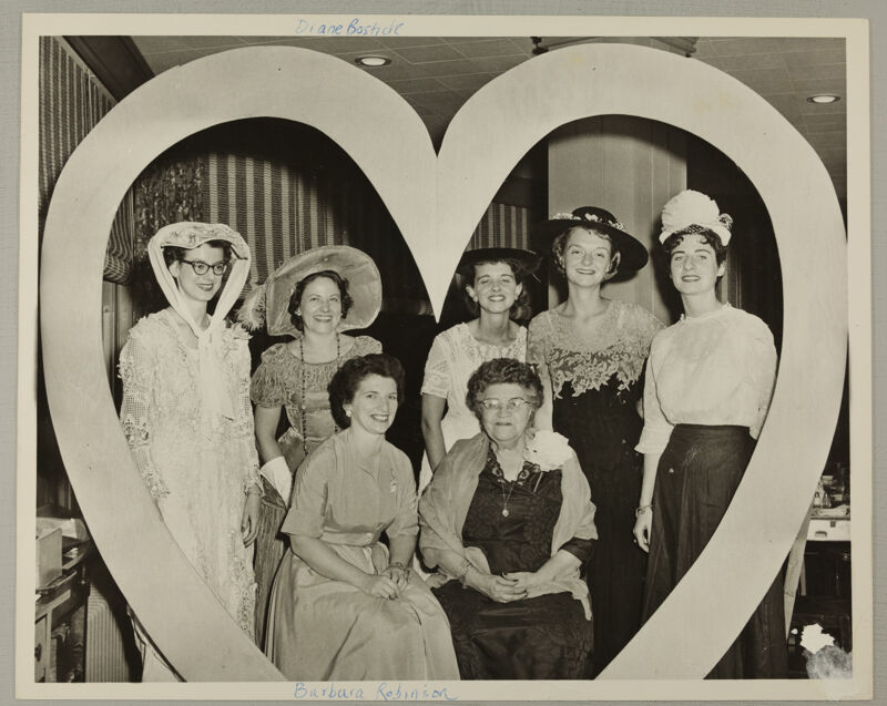 Seven Phi Mus in Convention Skit Photograph, June 16-20, 1958 (Image)