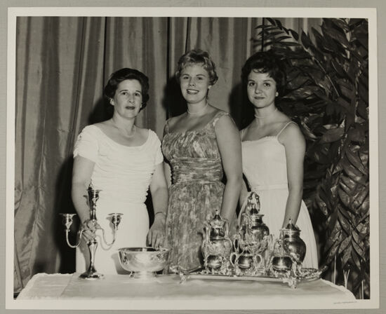 Williamson, Mayeux, and Ford With Awards Photograph, June 25-30, 1960 (image)