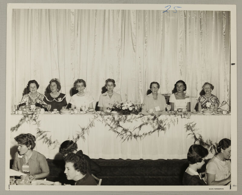 June 25-30 Carnation Banquet Head Table Photograph Image