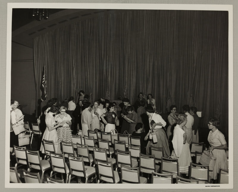 Phi Mus Socialize After Convention Panel Presentation Photograph, June 25-30, 1960 (Image)
