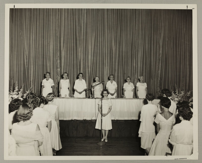 Head Table at Opening Session Photograph, June 25-30, 1960 (Image)