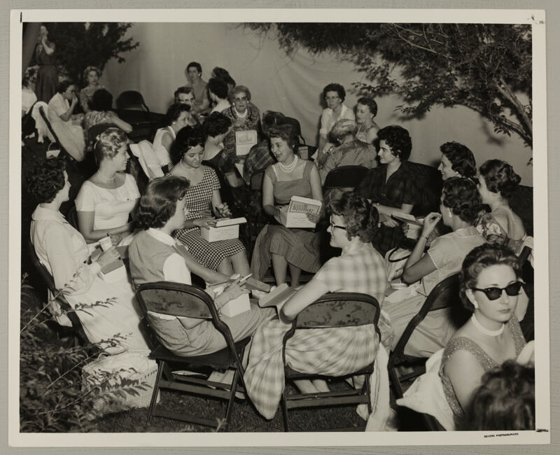 Picnic Supper at Municipal Theater During Convention Photograph, June 25-30, 1960 (Image)