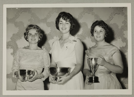 Dove, Earnest, and Simpson With Awards Photograph, June 30-July 5, 1962 (image)