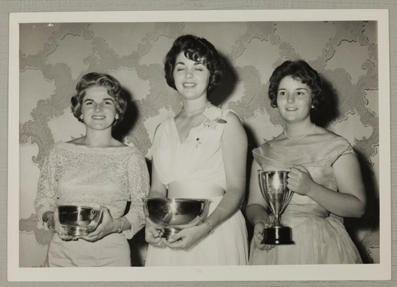 Dove, Earnest, and Simpson With Awards Photograph, June 30-July 5, 1962 (Image)