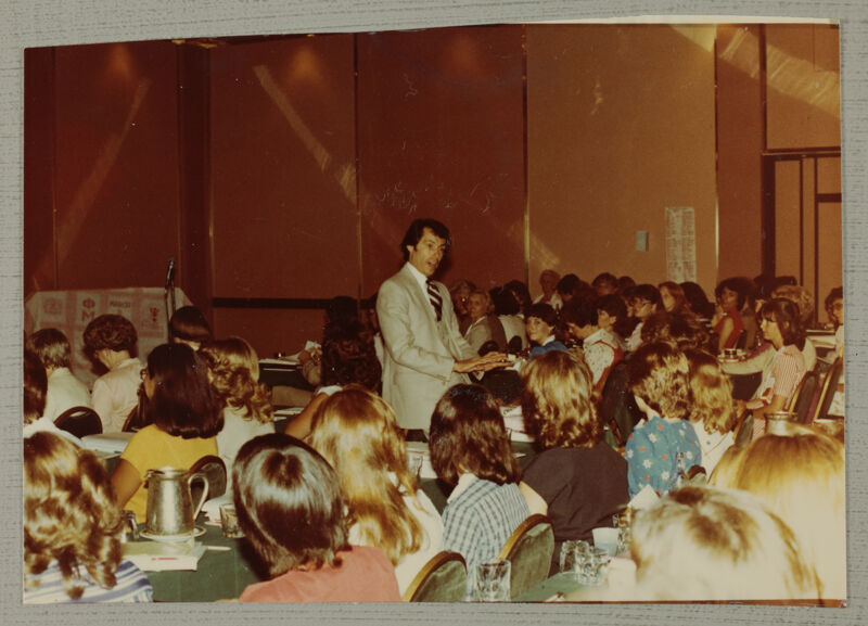 Roy Kern Speaking at Convention Photograph, July 2-6, 1982 (Image)